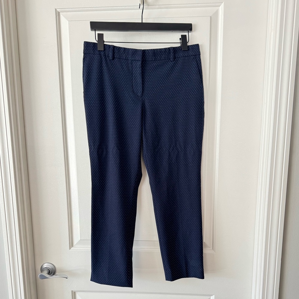 Ann Taylor The Petite Ankle Pant In Pindot - Picture 1 of 3